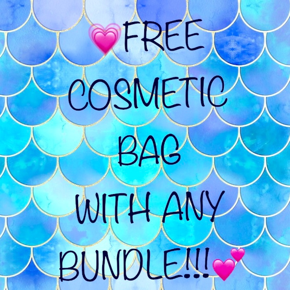 🧜🏻‍♀️FREE COSMETIC BAG WITH ANY BUNDLE🧜🏻‍♀️